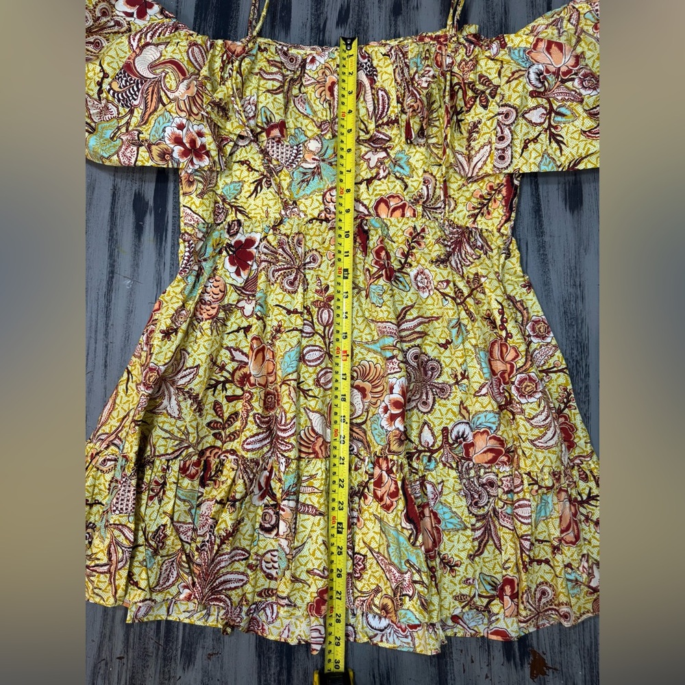 Ulla Johnson Lila Off the shoulder Multicolor Floral Patterned Dress - Picture 7 of 15
